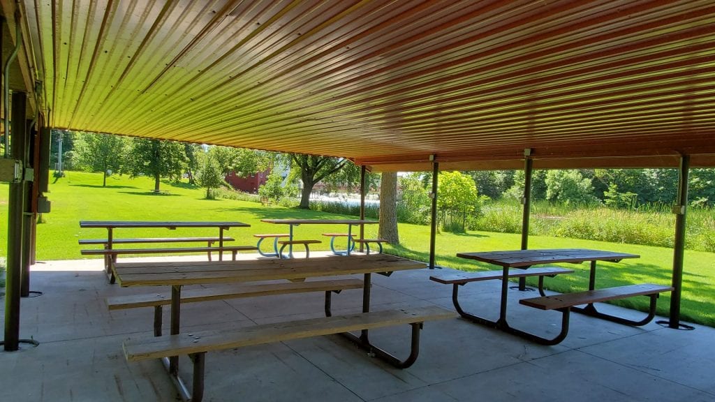 riverside picnic shelter phelps mill county park